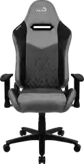 Кресло Aerocool DUKE Ash Black (150кг, ткань AeroSuede, 2 подушки, 2D подлокотник)