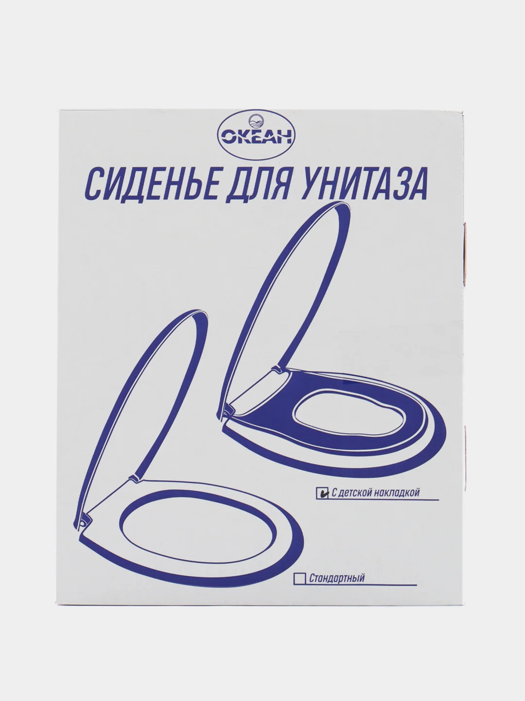 Белый сиденье для унитаза семейное с детской накладкой 2 в 1 20985578