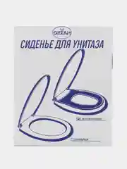 Белый сиденье для унитаза семейное с детской накладкой 2 в 1 20985578