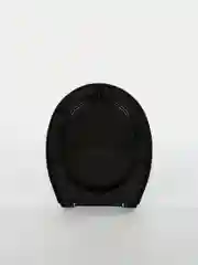 Черный сиденье для унитаза черное Океан с креплениями 20985580
