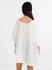 Платье длины мини, белое, в стиле Boho