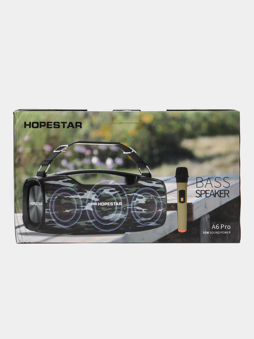Приглушённый хаки портативная колонка Bluetooth HOPESTAR  A6 PRO / P36