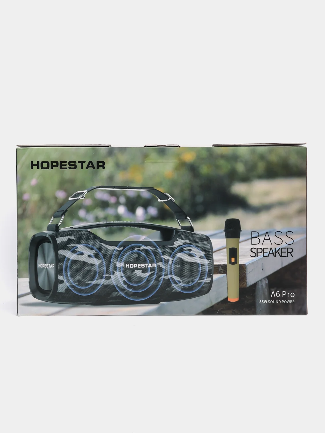 Серый портативная колонка Bluetooth HOPESTAR  A6 PRO / P36