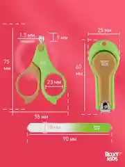 Зеленый маникюрный набор для новорожденных уход, 0+