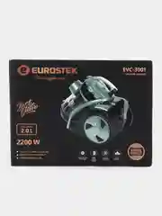Салатовый пылесос без мешка Eurostek 2200Вт