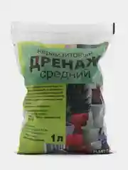 Дренаж, 1 л, керамзитовый средний (земля, грунт)