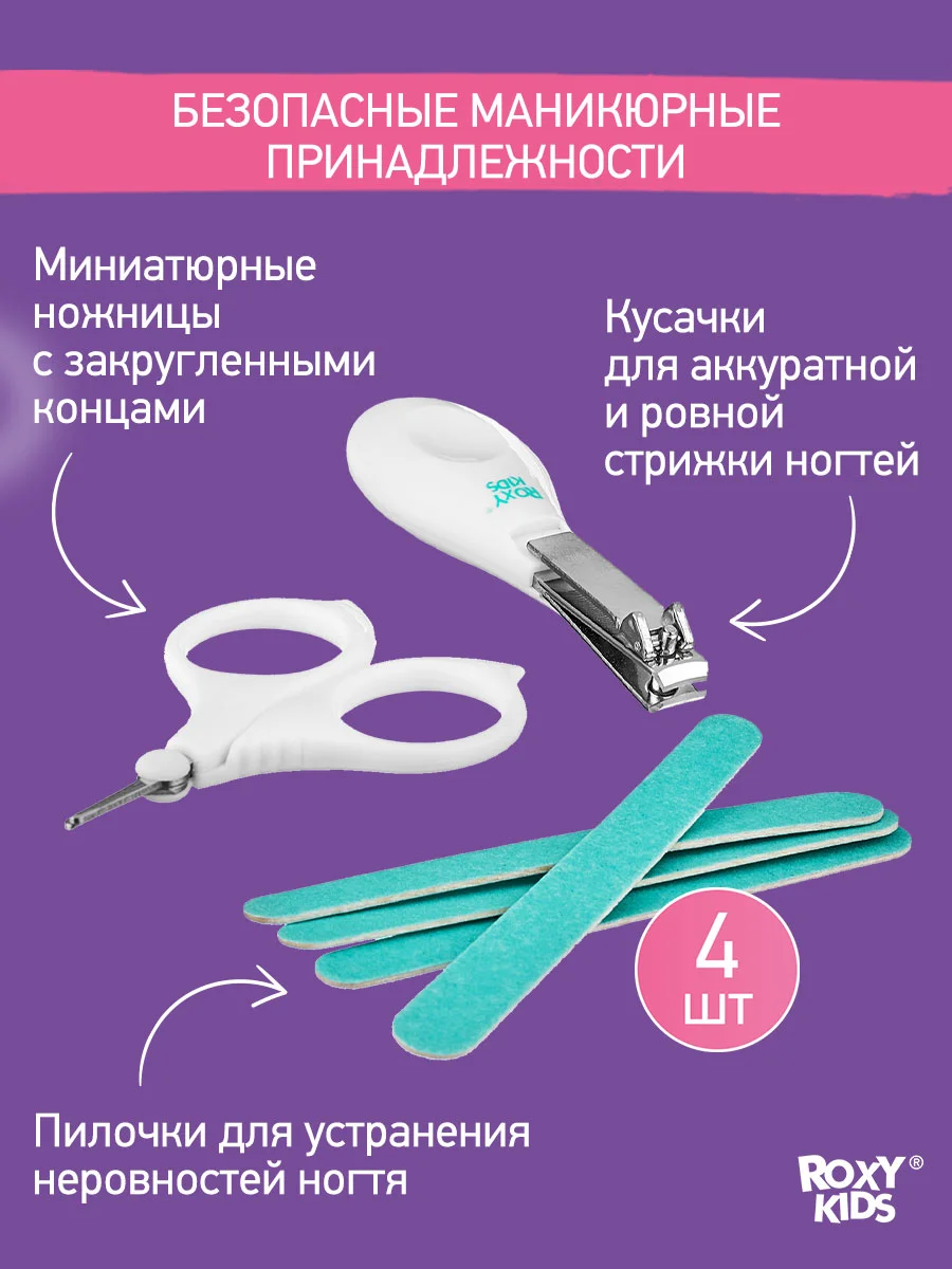 Голубой набор для гигиены и ухода за новорожденным