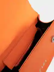 Оранжевый сумка Zara с короткой и длинной ручкой