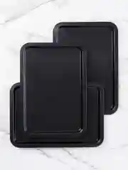 Противень плоский "Виссан" 38x26,5x1,6 см, углеродная сталь, антипригарное покрытие