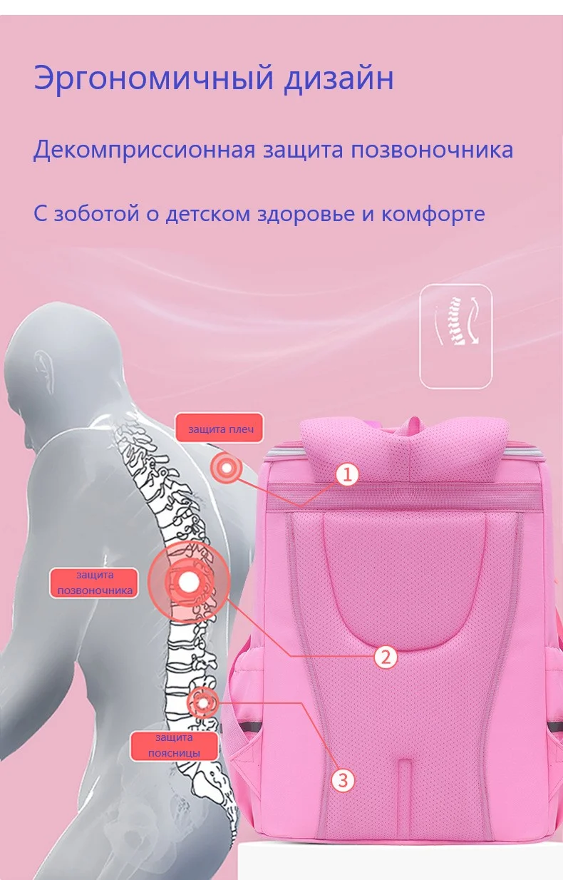 Индиго школьный рюкзак для девочек / для мальчиков, школьный ранец, портфель для 1-4 класса
