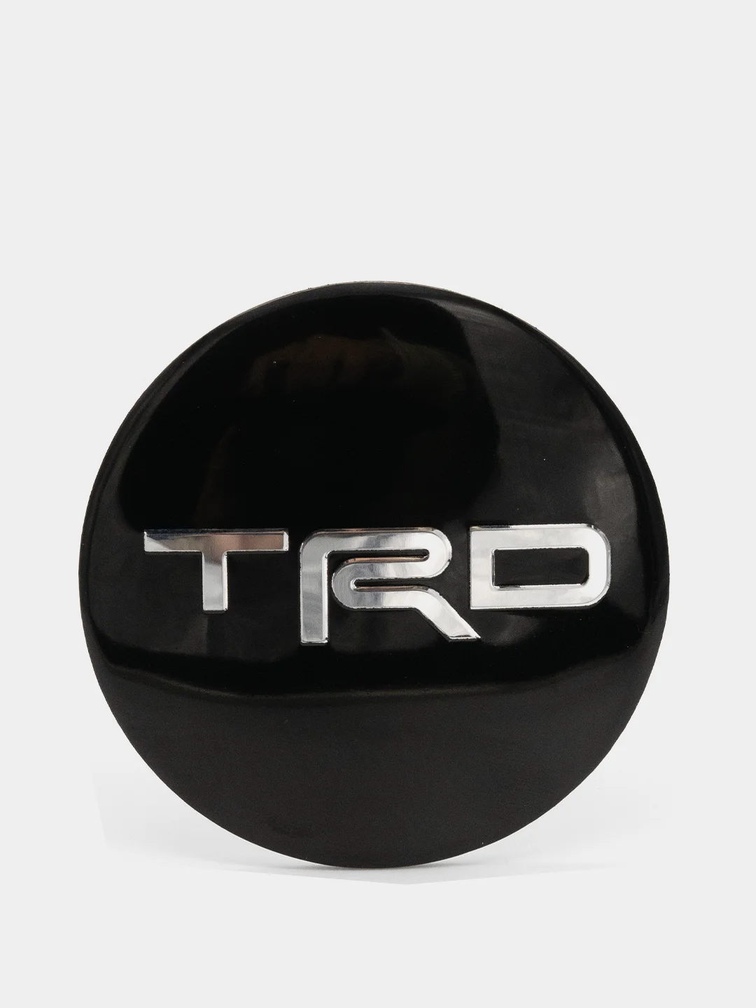 Черный наклейки на диски, колпаки TRD Toyota Racing Development сферические, 56 мм, 4 штуки