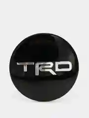 Черный наклейки на диски, колпаки TRD Toyota Racing Development сферические, 56 мм, 4 штуки