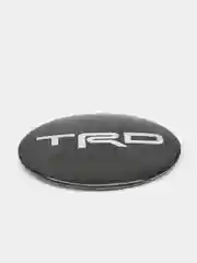 Черный наклейки на диски, колпаки TRD Toyota Racing Development сферические, 56 мм, 4 штуки