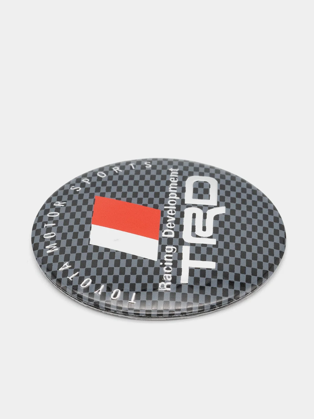 Угольный наклейки на диски, колпаки TRD Toyota Racing Development сферические, 56 мм, 4 штуки