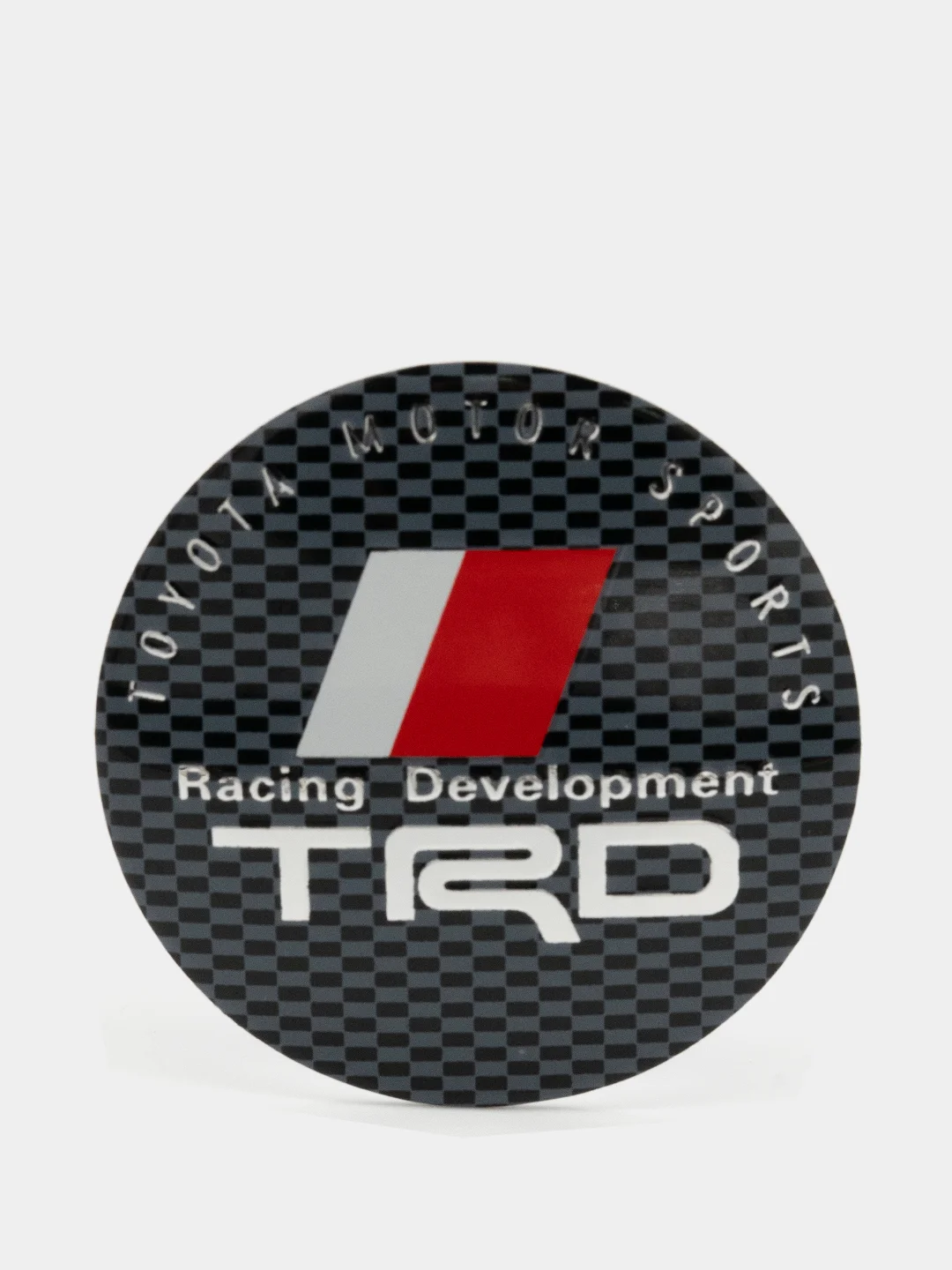 Угольный наклейки на диски, колпаки TRD Toyota Racing Development сферические, 56 мм, 4 штуки