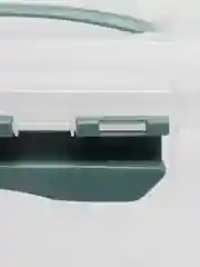 Бирюзовый ящик для хранения с замками и ручкой "GRAND BOX"