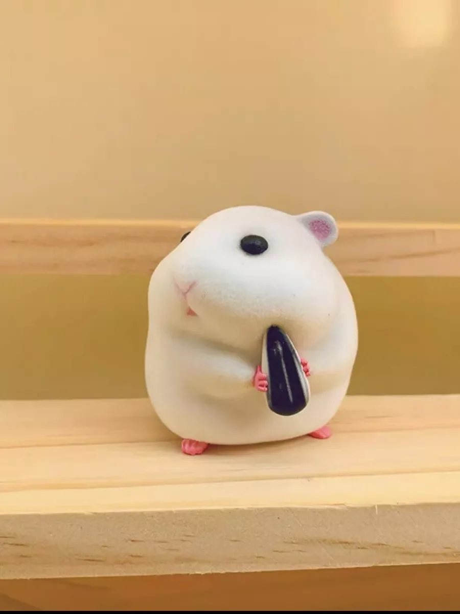 Черный игрушка хомячок аниме фигурка