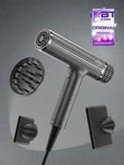 Фен для волос профессиональный Atvel AirJet HD6 Gray 81201 для сушки и укладки