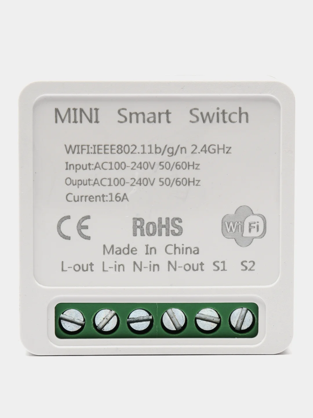 Умный блок, выключатель, Wi-Fi, ZigBee, 16А