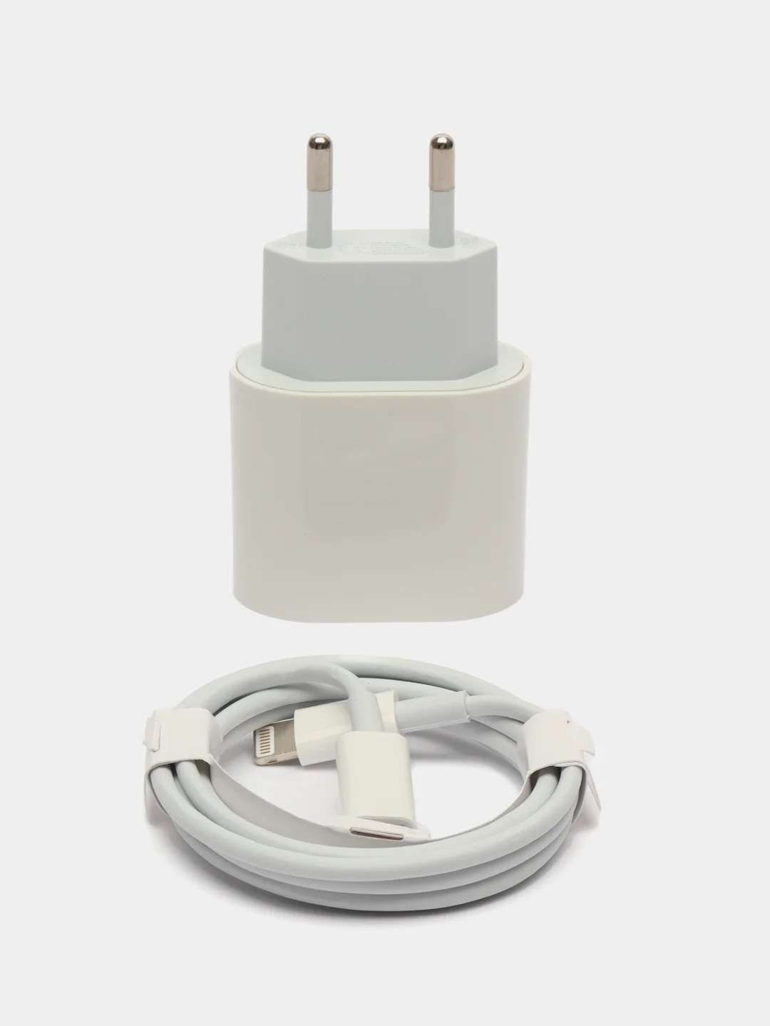 Зарядное устройство, блок питания с кабелем Type-C/Lightning для iPhone
