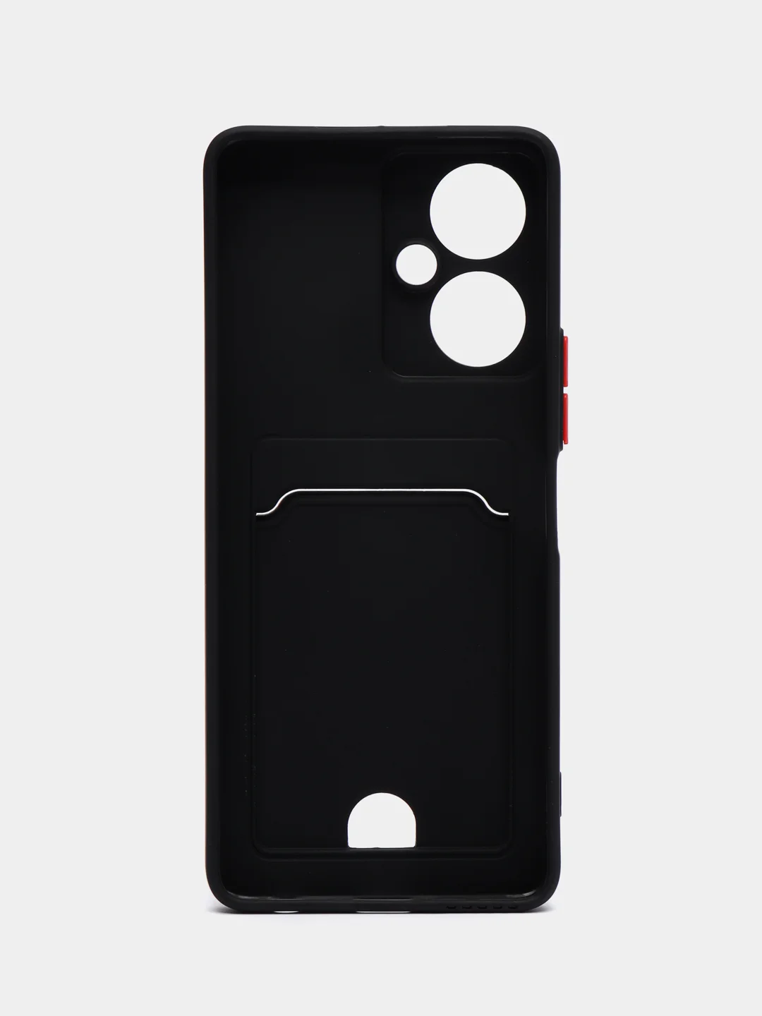 Черный чехол Tecno Camon 19 / 19 Pro / Техно Камон 19 / 19 Про, с карманом для карт