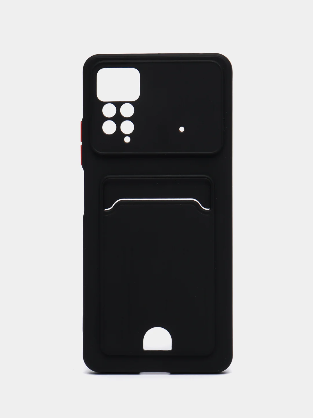 Черный чехол Xiaomi Redmi Note 12 Pro 4G/Note 11 Pro 4G/Poco X4 pro с карманом для карт