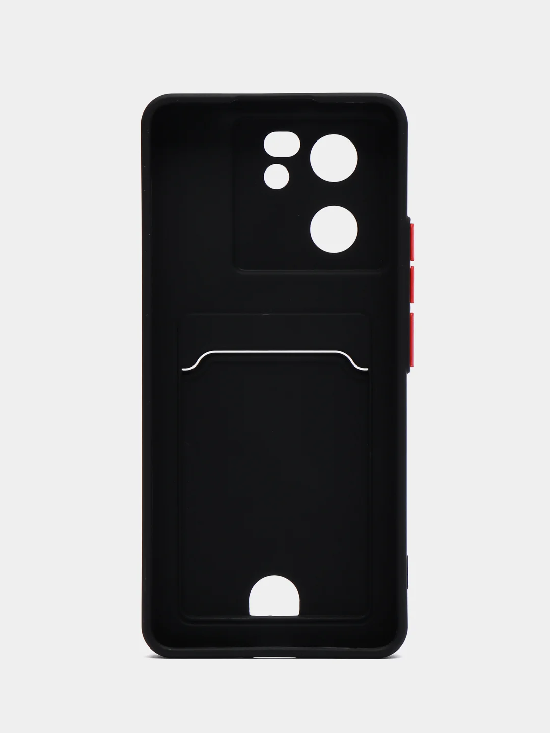 Черный чехол для Xiaomi 13T / 13T Pro (Сяоми 13Т / 13Т Про), с карманом для карт