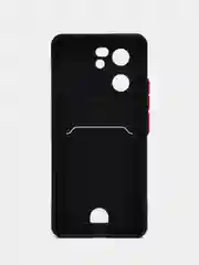 Черный чехол для Xiaomi 13T / 13T Pro (Сяоми 13Т / 13Т Про), с карманом для карт