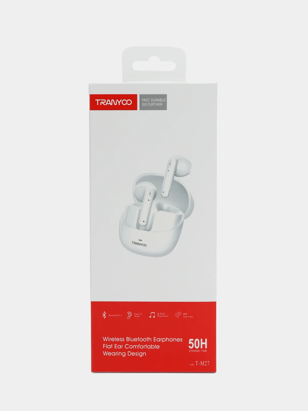 Молочный беспроводные наушники Tranyoo TM26 / TM27 / TM2 Wireless Stereo Earphone TWS