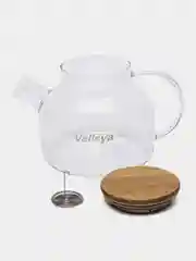 Чайник заварочный с бамбуковой крышкой Valleya, 1000 мл