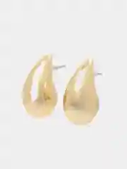 Золотой серьги капли женские