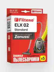 Мешки-пылесборники Filtero ELX 02 Standard, бумажные, для ELECTROLUX, ZANUSSI, 5 шт+фильтр