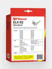 Мешки-пылесборники Filtero ELX 02 Standard, бумажные, для ELECTROLUX, ZANUSSI, 5 шт+фильтр