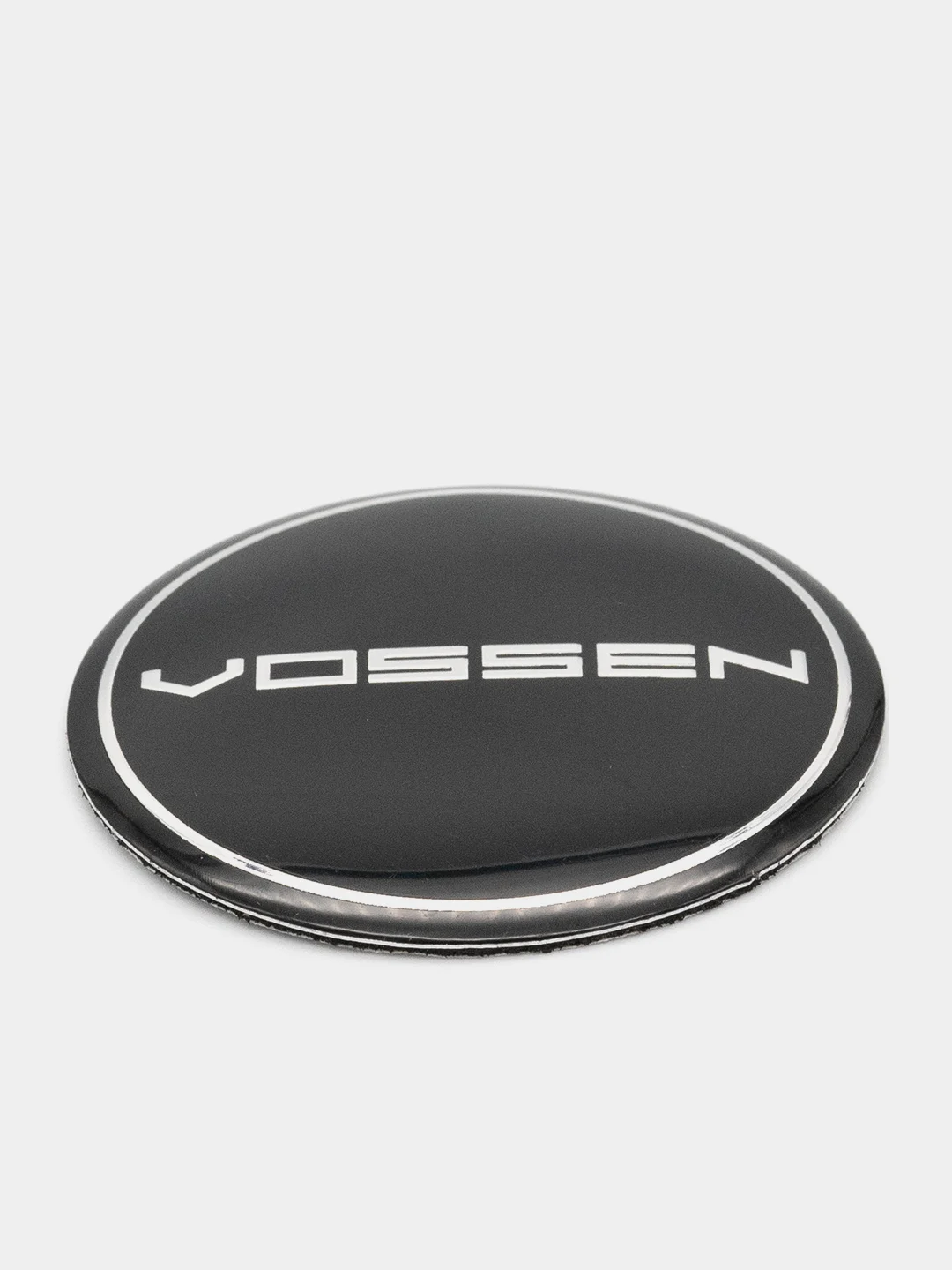 Серебряный наклейки на диски, колпаки VOSSEN , изогнутые, 4 штуки