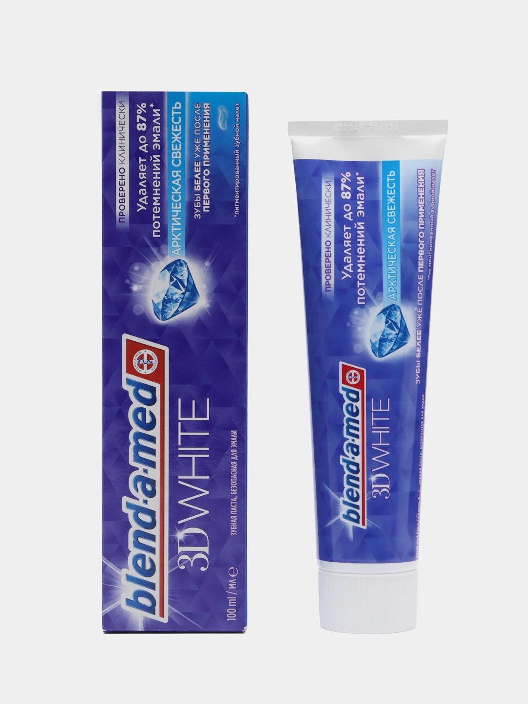 Белый зубная паста Blend-a-med 3D White, 100 мл