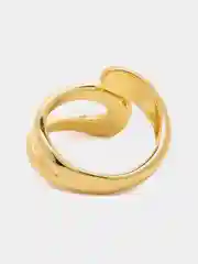 Золотой кольцо женское посеребренное