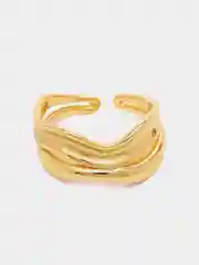 Золотой кольцо женское посеребренное
