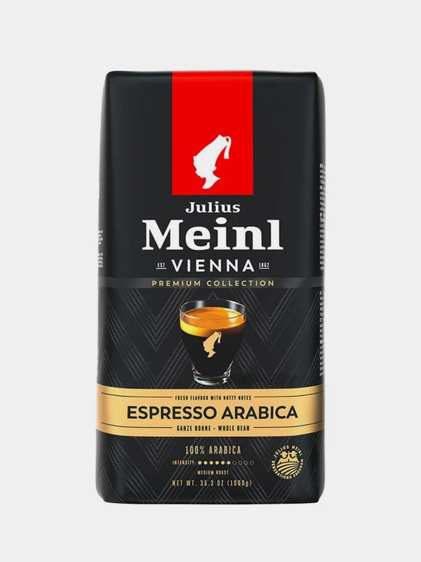 Кофе в зернах Julius Meinl Espresso (Эспрессо), 100% арабика средняя обжарка 1 кг
