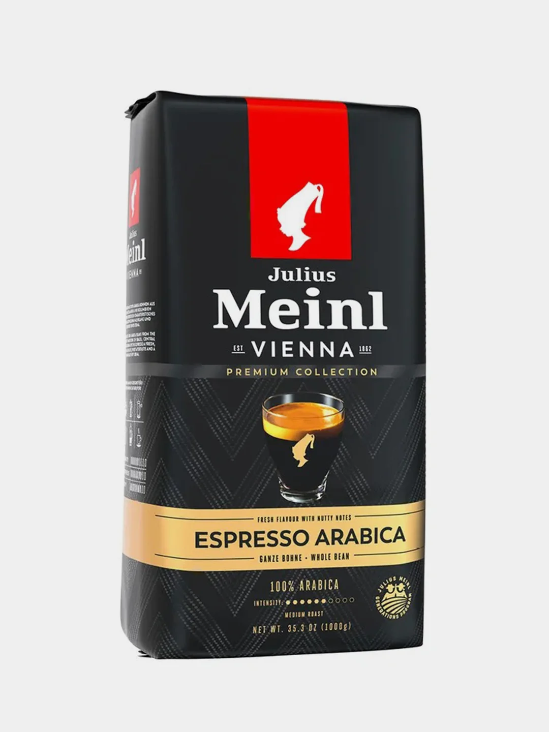 Кофе в зернах Julius Meinl Espresso (Эспрессо), 100% арабика средняя обжарка 1 кг