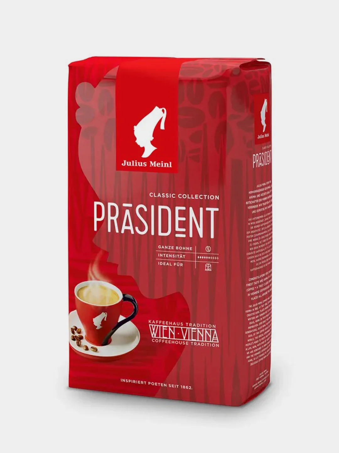 Кофе в зернах Julius Meinl Prasident (Президент), средняя обжарка 1 кг