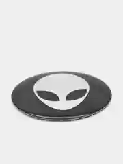 Наклейки на диски, колпаки UFO НЛО Инопланетянин ТЮНИНГ, сферические, изогнутые,4 штуки