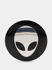 Наклейки на диски, колпаки UFO НЛО Инопланетянин ТЮНИНГ, сферические, изогнутые,4 штуки