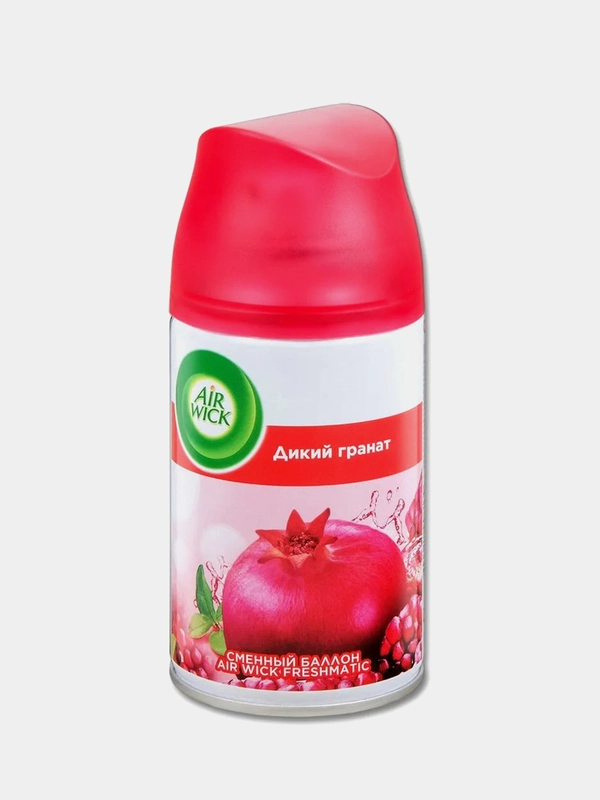 Освежитель воздуха в сменных аэрозольных баллонах Air Wick Freshmatic: "Дикий гранат" 250мл