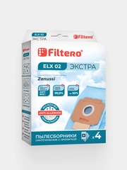 Мешки-пылесборники Filtero ELX 02 Экстра, для Electrolux, AEG, синтетические, 4 штуки