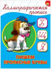 Бордовый прописи каллиграфические А5/Проф-Пресс