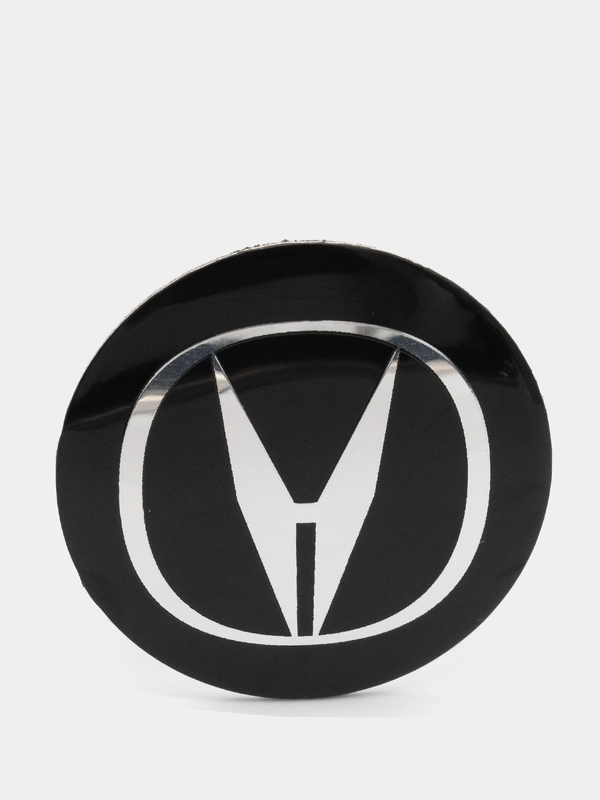 Наклейки на диски, колпаки Acura сферические, изогнутые, 56 мм, 4 штуки