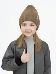 Шапка демисезонная для девочки для мальчика, Arctic kids