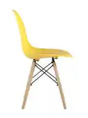 Желтый стул для кухни обеденный DSW Style V разборный фрейм