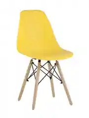 Желтый стул для кухни обеденный DSW Style V разборный фрейм