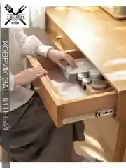 Водостойкий, противоскользящий коврик, для кухонных полок, ящиков, холодильника, 60*150см